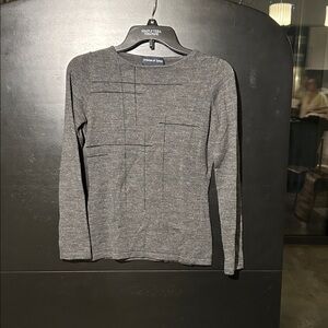 Heather & Hide Gray Crew Neck Sweater